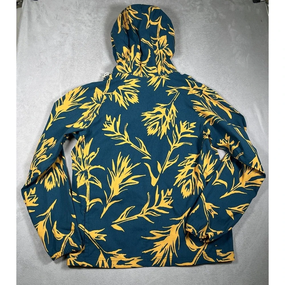The North Face Class V Pullover Hoodie Men S Blue Coral Tropical‎ Paint Brush